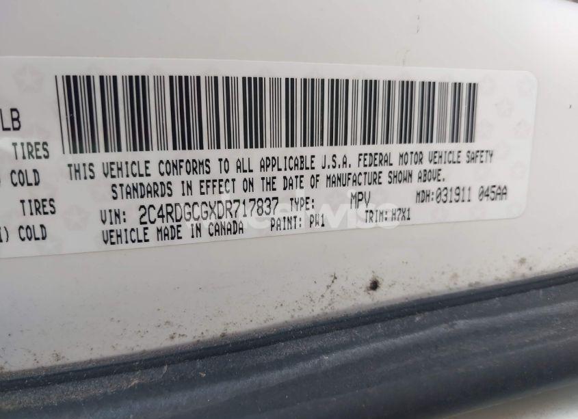 Photo 9 of 2013 Dodge Grand CARAVAN SXT (VIN 2C4RDGCGXDR717837)