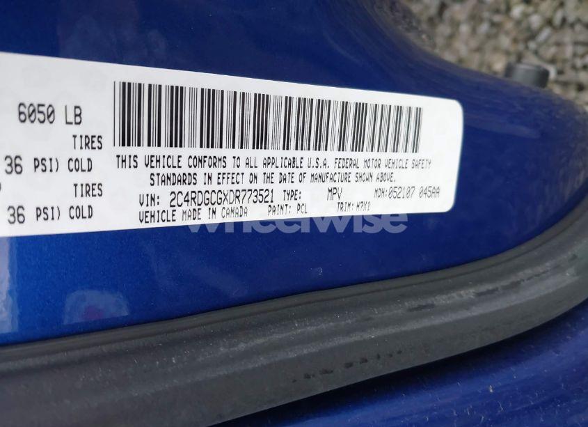 Photo 9 of 2013 Dodge Grand CARAVAN SXT (VIN 2C4RDGCGXDR773521)