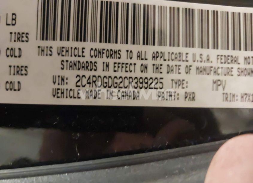 Photo 9 of 2012 Dodge Grand CARAVAN CREW (VIN 2C4RDGDG2CR399225)