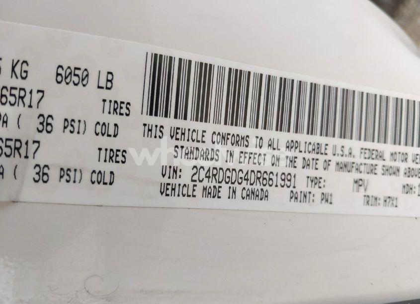 Photo 9 of 2013 Dodge Grand CARAVAN CREW (VIN 2C4RDGDG4DR661991)