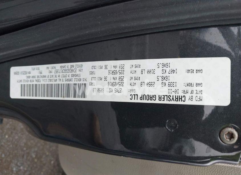 Photo 9 of 2012 Dodge Grand CARAVAN CREW (VIN 2C4RDGDG6CR171857)