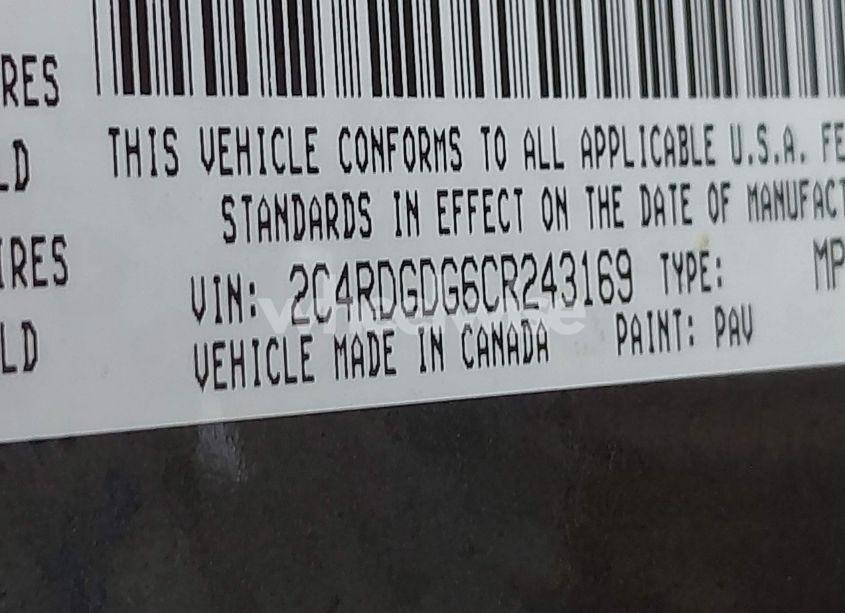 Photo 9 of 2012 Dodge Grand CARAVAN CREW (VIN 2C4RDGDG6CR243169)