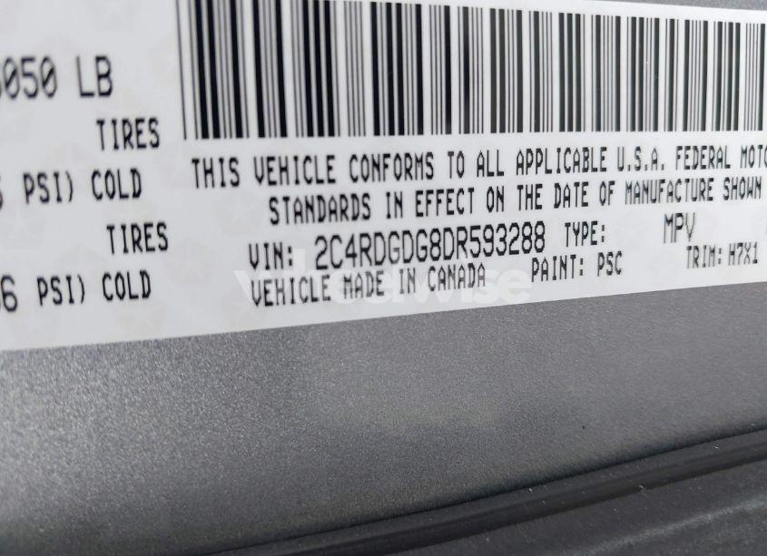 Photo 9 of 2013 Dodge Grand CARAVAN CREW (VIN 2C4RDGDG8DR593288)