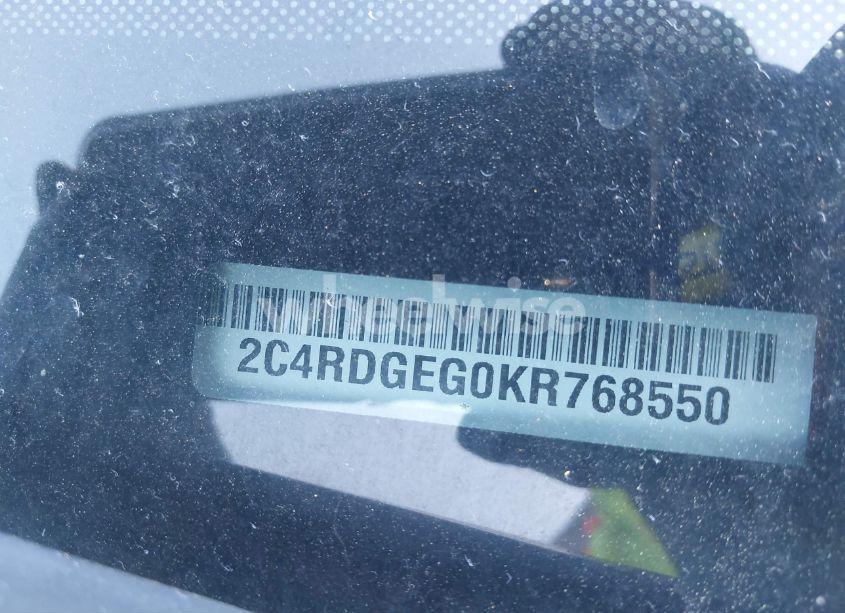 Photo 9 of 2019 Dodge Grand CARAVAN GT (VIN 2C4RDGEG0KR768550)