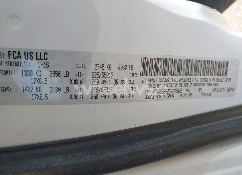 Photo 9 of 2016 Dodge Grand CARAVAN R/T (VIN 2C4RDGEG2GR265609)