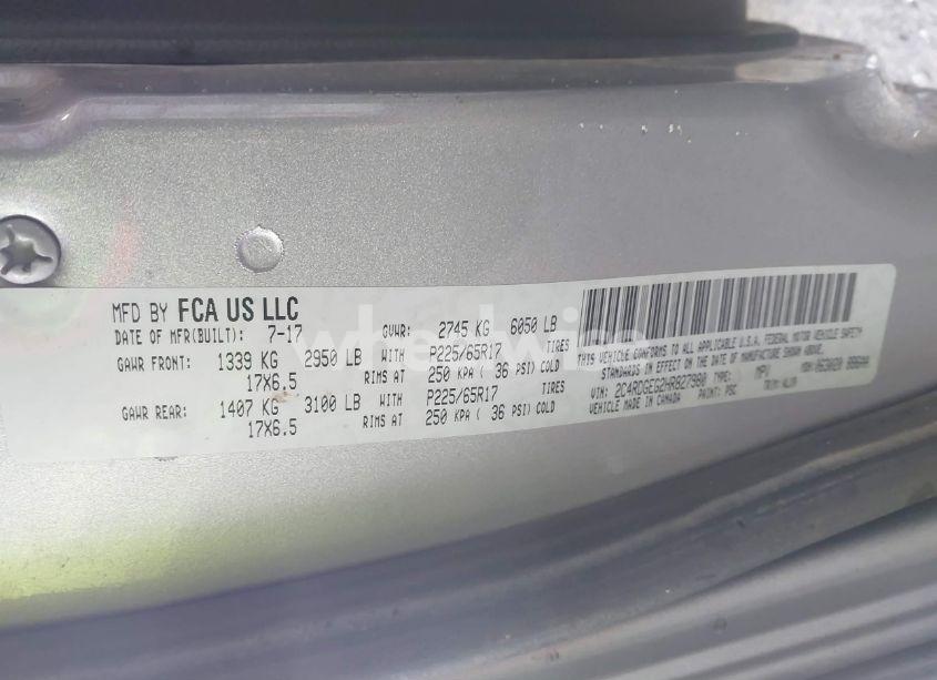 Photo 9 of 2017 Dodge Grand CARAVAN GT (VIN 2C4RDGEG2HR827980)