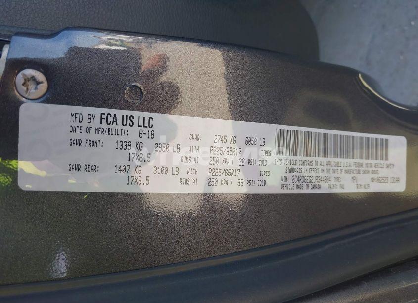 Photo 9 of 2018 Dodge Grand CARAVAN GT (VIN 2C4RDGEG2JR344804)