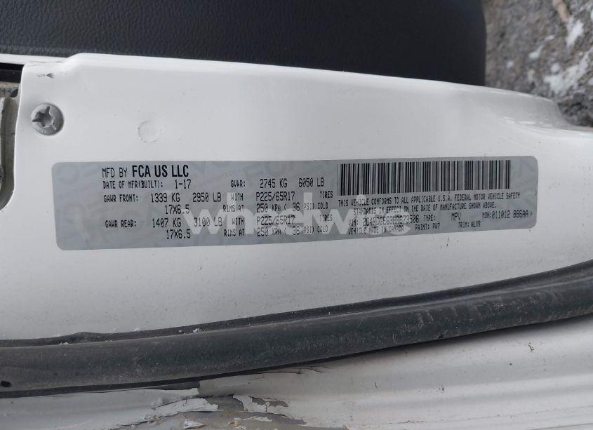 Photo 9 of 2017 Dodge Grand CARAVAN GT (VIN 2C4RDGEG3HR673506)