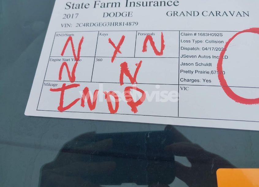 Photo 7 of 2017 Dodge Grand CARAVAN GT (VIN 2C4RDGEG3HR814879)