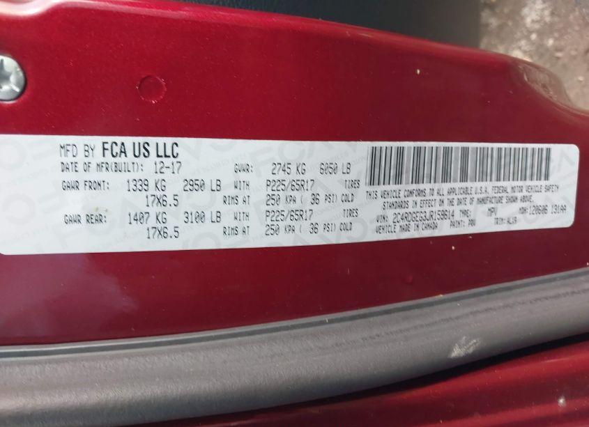 Photo 9 of 2018 Dodge Grand CARAVAN GT (VIN 2C4RDGEG3JR159614)