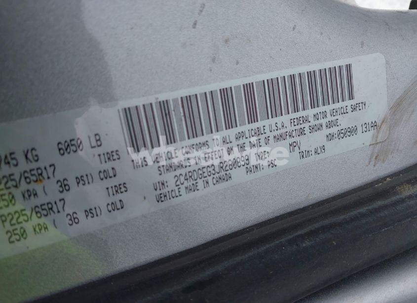 Photo 9 of 2018 Dodge Grand CARAVAN GT (VIN 2C4RDGEG3JR280899)