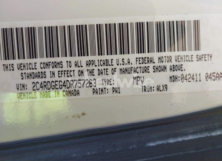 Photo 9 of 2013 Dodge Grand CARAVAN R/T (VIN 2C4RDGEG4DR757263)