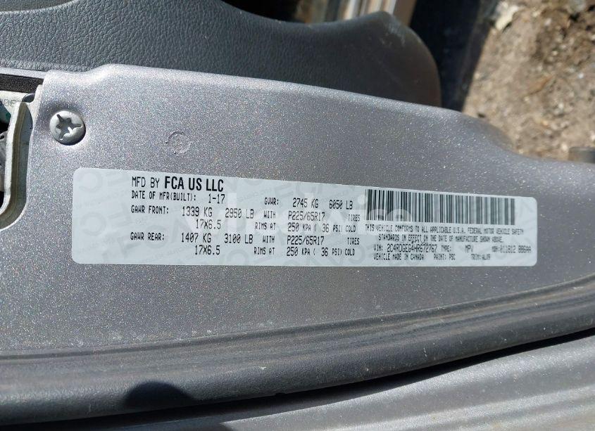 Photo 9 of 2017 Dodge Grand CARAVAN GT (VIN 2C4RDGEG4HR672767)