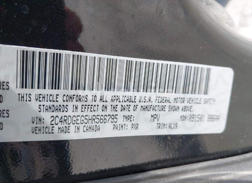 Photo 9 of 2017 Dodge Grand CARAVAN GT (VIN 2C4RDGEG5HR566795)