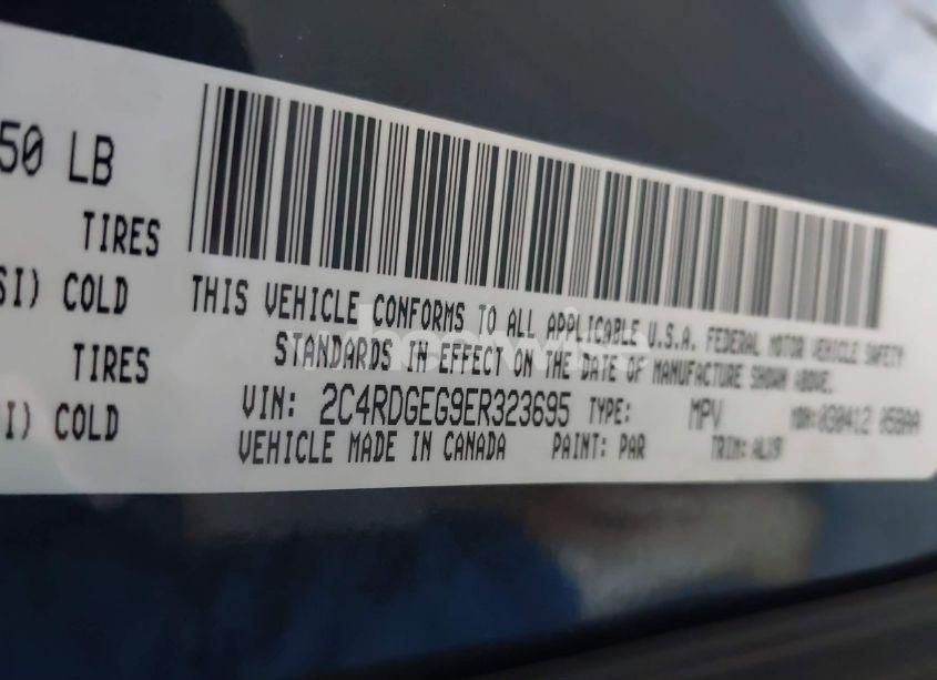 Photo 9 of 2014 Dodge Grand CARAVAN R/T (VIN 2C4RDGEG9ER323695)