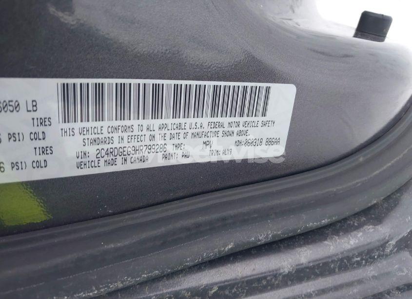 Photo 9 of 2017 Dodge Grand CARAVAN GT (VIN 2C4RDGEG9HR799286)