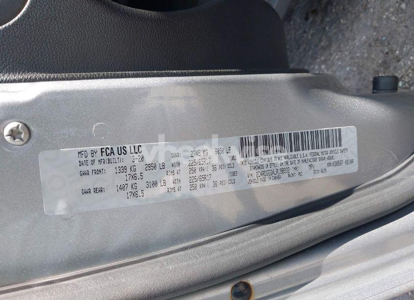 Photo 9 of 2020 Dodge Grand CARAVAN GT (VIN 2C4RDGEGXLR198932)