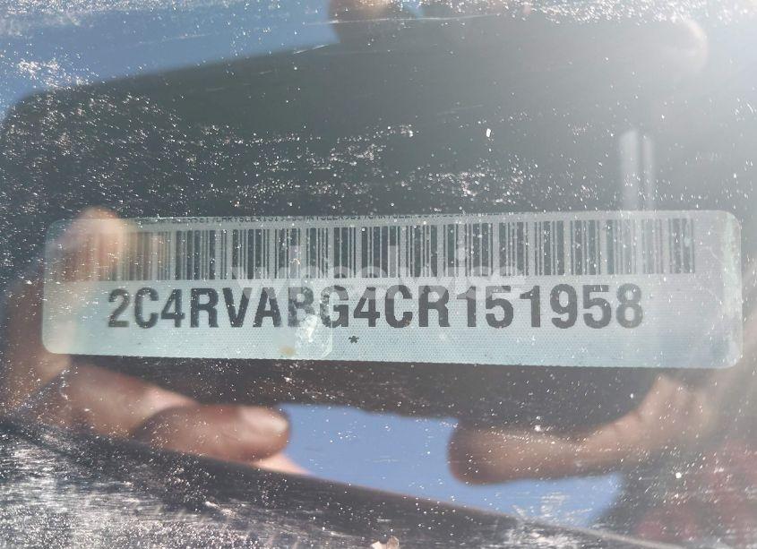 Photo 9 of 2012 Volkswagen Routan SE (VIN 2C4RVABG4CR151958)