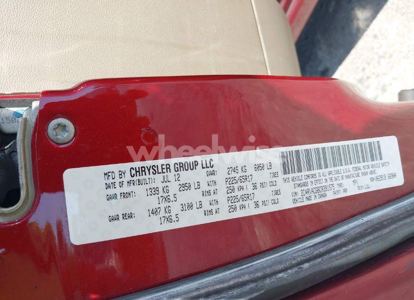 Photo 9 of 2012 Volkswagen Routan SEL (VIN 2C4RVACG6CR391575)