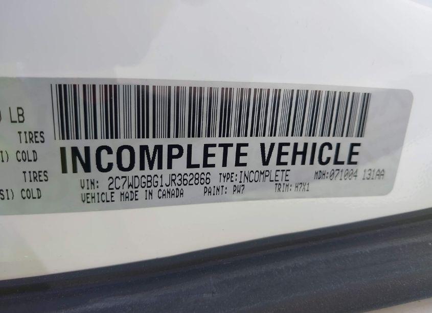 Photo 9 of 2018 Dodge Grand CARAVAN SE (VIN 2C7WDGBG1JR362866)