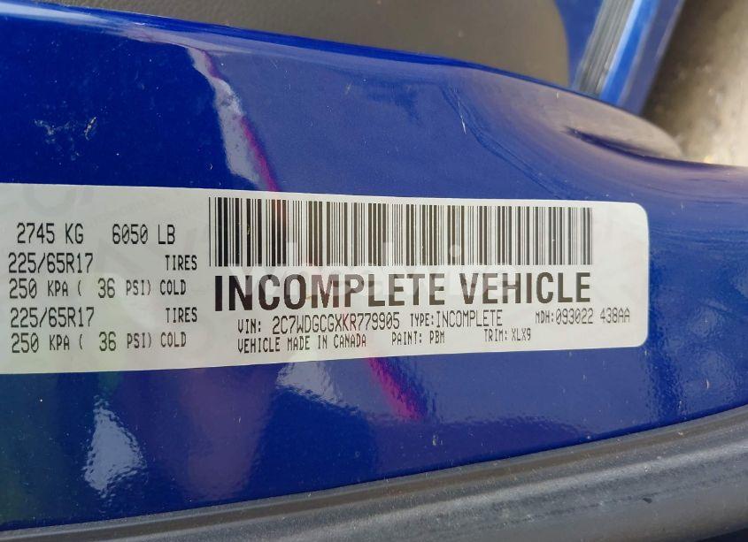 Photo 9 of 2019 Dodge Grand CARAVAN SXT (VIN 2C7WDGCGXKR779905)