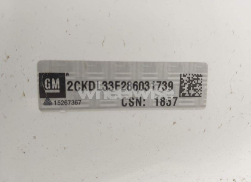 Photo 9 of 2008 Pontiac Torrent (VIN 2CKDL33F286031739)