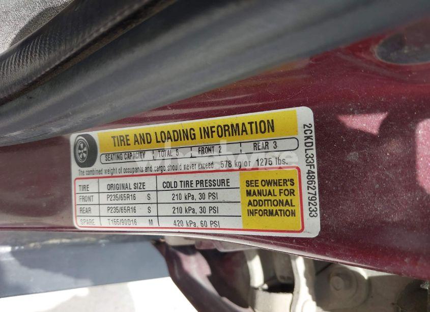 Photo 9 of 2008 Pontiac Torrent (VIN 2CKDL33F486279233)