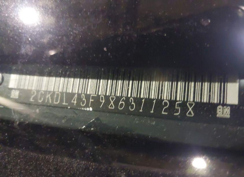 Photo 9 of 2008 Pontiac Torrent (VIN 2CKDL43F986311258)