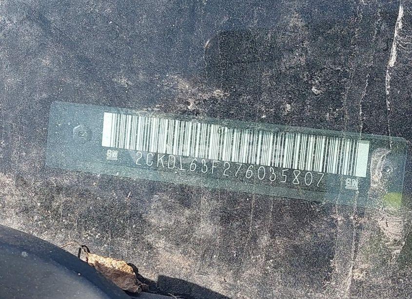 Photo 9 of 2007 Pontiac Torrent (VIN 2CKDL63F276035807)