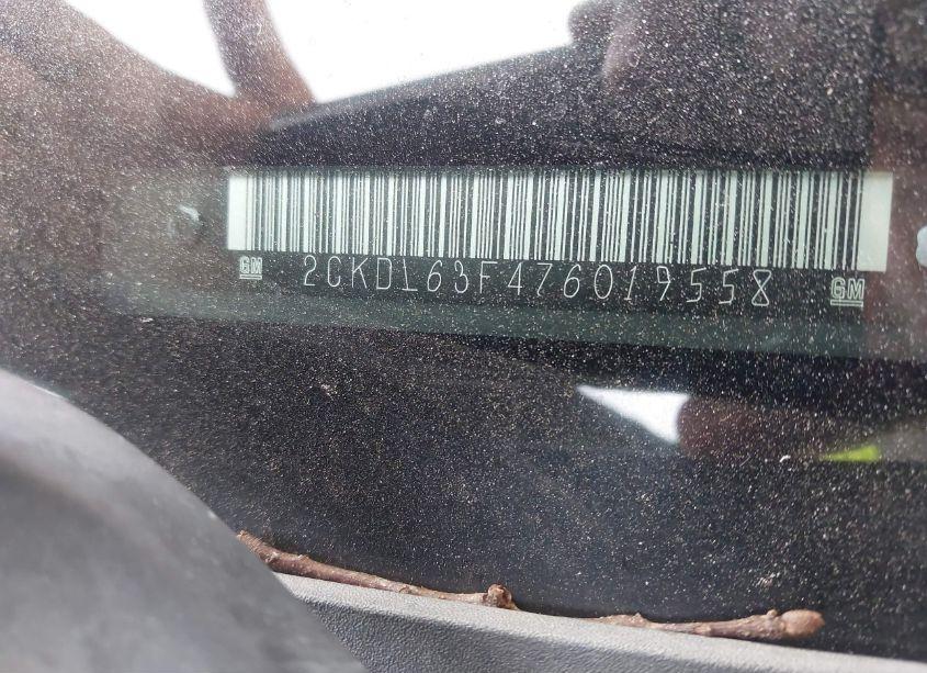 Photo 9 of 2007 Pontiac Torrent (VIN 2CKDL63F476019558)