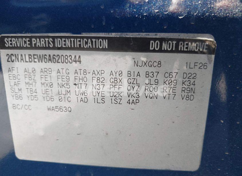 Photo 9 of 2010 Chevrolet Equinox LS (VIN 2CNALBEW6A6208344)