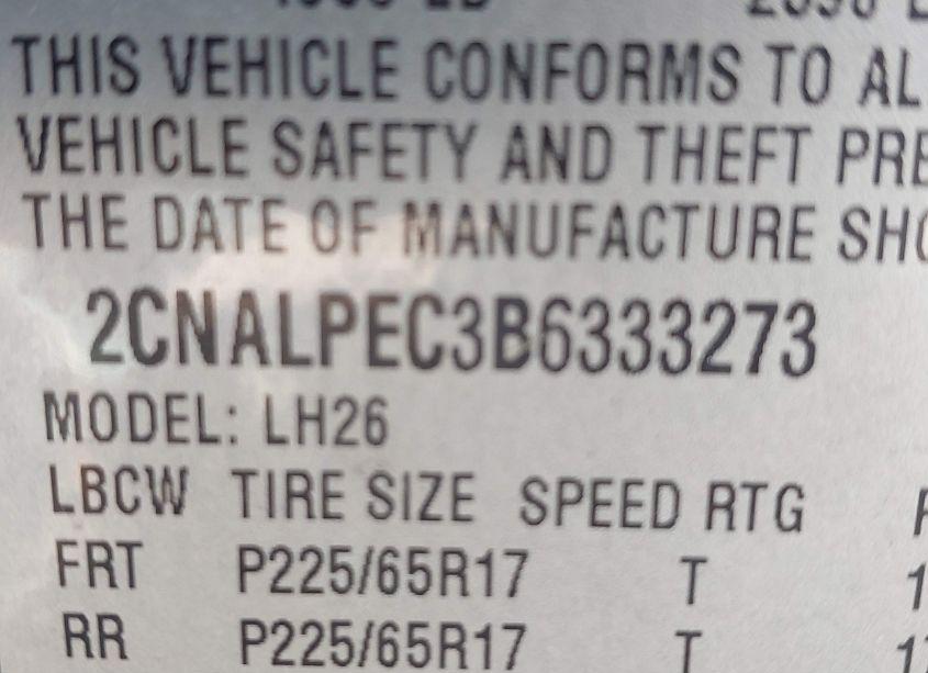 Photo 9 of 2011 Chevrolet Equinox 2LT (VIN 2CNALPEC3B6333273)