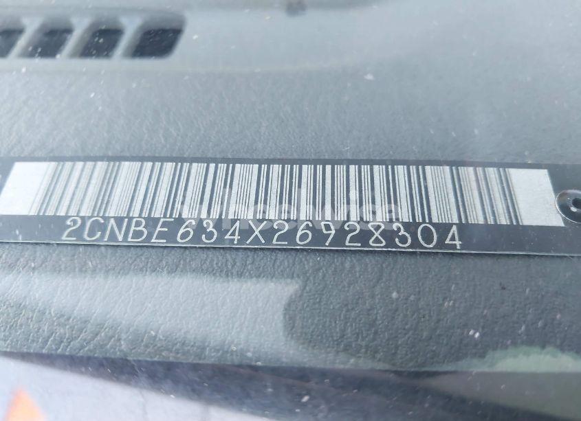 Photo 9 of 2002 Chevrolet Tracker HARD TOP LT (VIN 2CNBE634X26928304)