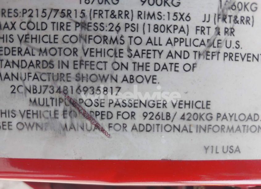 Photo 9 of 2001 Chevrolet Tracker HARD TOP ZR2 (VIN 2CNBJ734816935817)