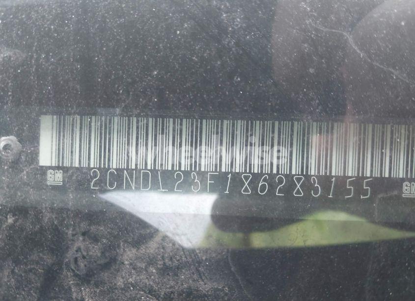 Photo 9 of 2008 Chevrolet Equinox LS (VIN 2CNDL23F186283155)