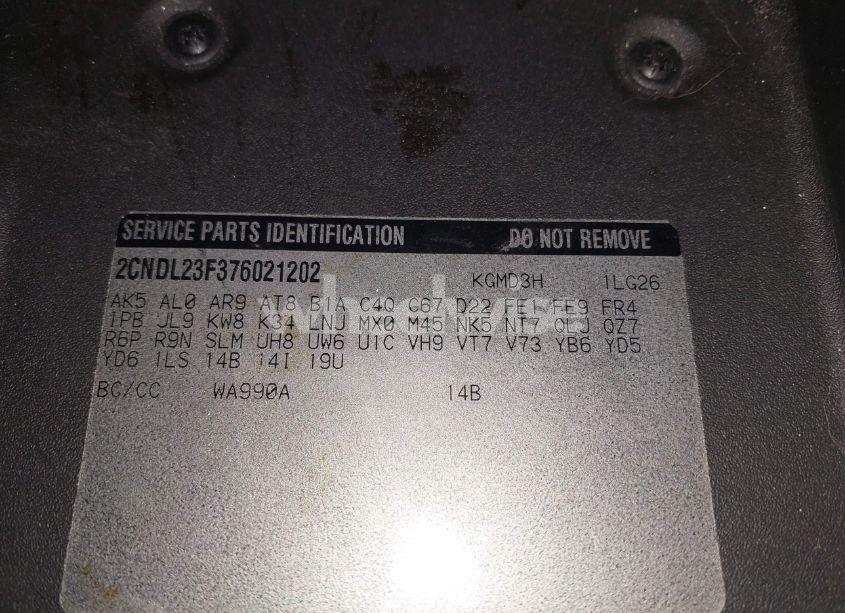 Photo 9 of 2007 Chevrolet Equinox LS (VIN 2CNDL23F376021202)