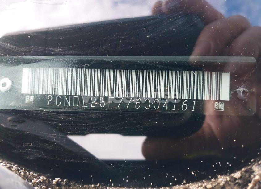 Photo 9 of 2007 Chevrolet Equinox LS (VIN 2CNDL23F776004161)