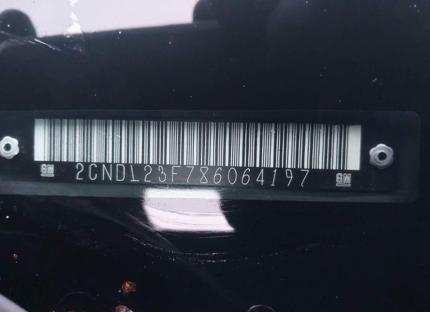 Photo 9 of 2008 Chevrolet Equinox LS (VIN 2CNDL23F786064197)