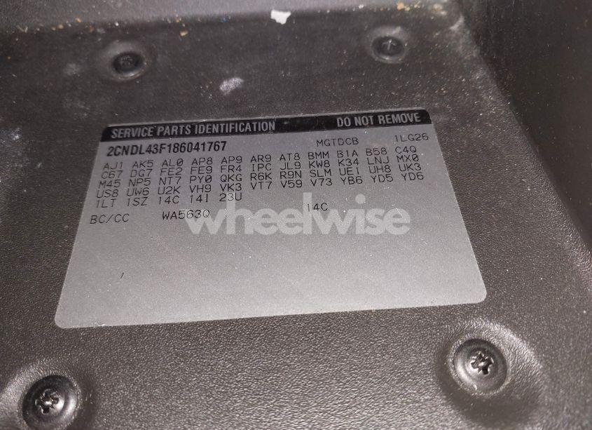 Photo 9 of 2008 Chevrolet Equinox LT (VIN 2CNDL43F186041767)