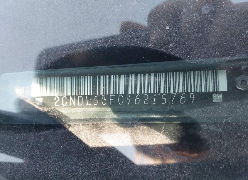 Photo 9 of 2009 Chevrolet Equinox LT (VIN 2CNDL53F096215769)