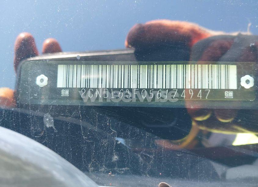 Photo 9 of 2005 Chevrolet Equinox LT (VIN 2CNDL63F056174947)