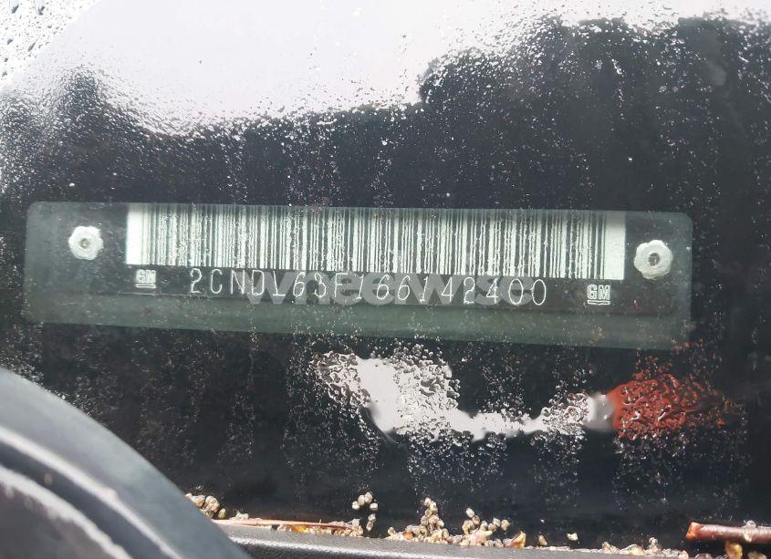 Photo 9 of 2006 Chevrolet Equinox LT (VIN 2CNDL63F166142400)