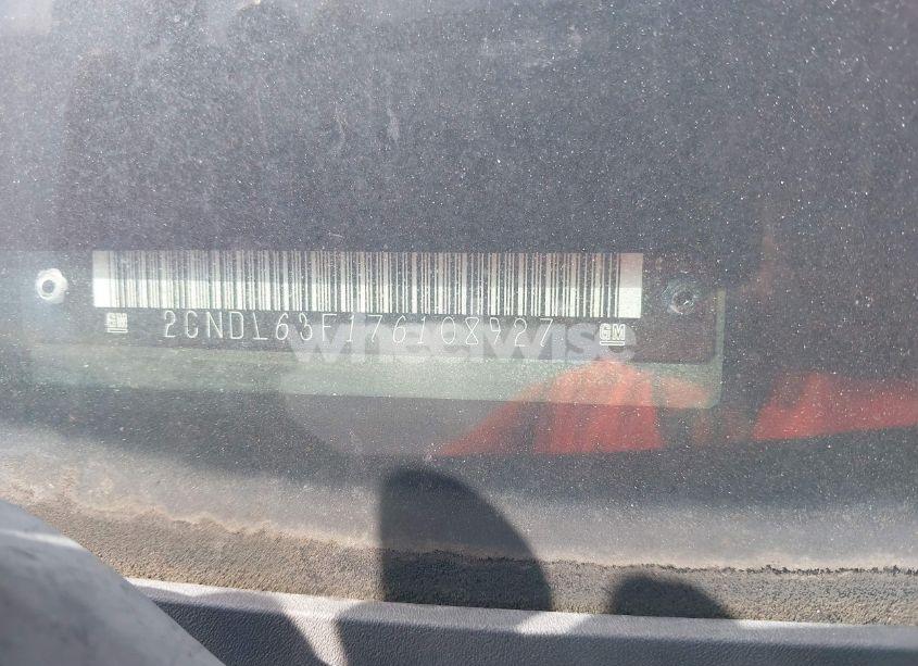 Photo 9 of 2007 Chevrolet Equinox LT (VIN 2CNDL63F176108927)