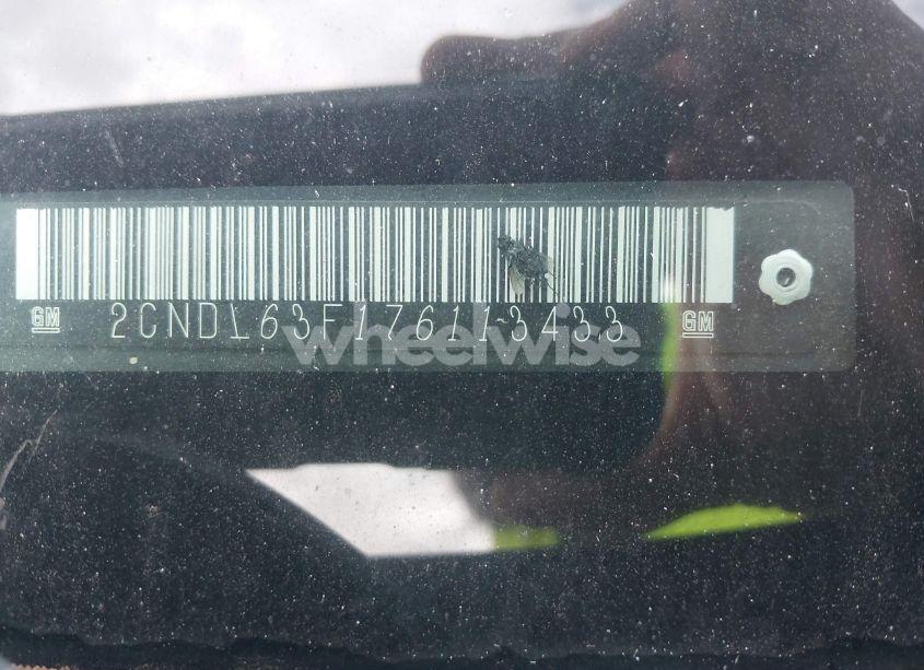 Photo 9 of 2007 Chevrolet Equinox LT (VIN 2CNDL63F176113433)