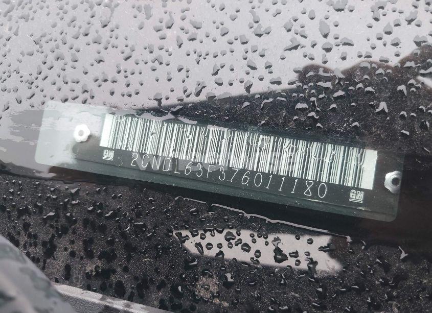 Photo 9 of 2007 Chevrolet Equinox LT (VIN 2CNDL63F376011180)