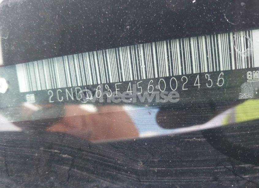 Photo 9 of 2005 Chevrolet Equinox LT (VIN 2CNDL63F456002436)