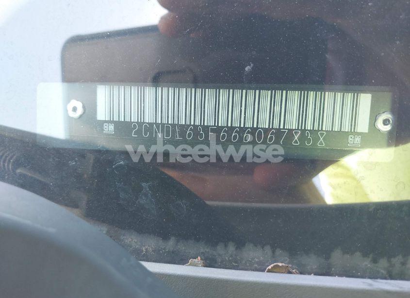 Photo 9 of 2006 Chevrolet Equinox LT (VIN 2CNDL63F666067838)