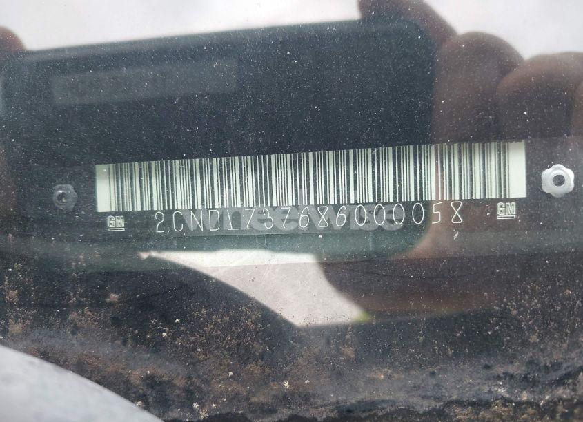 Photo 9 of 2008 Chevrolet Equinox SPORT (VIN 2CNDL737686000058)