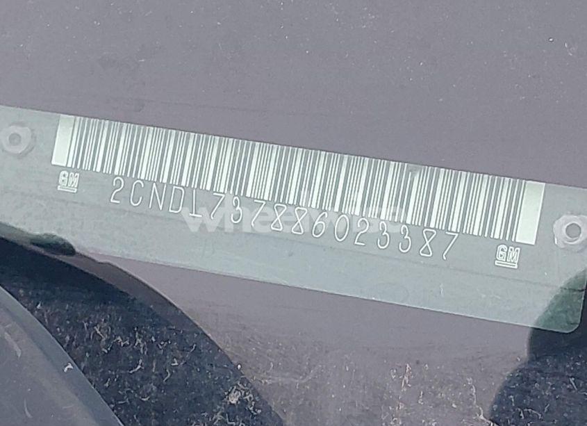 Photo 9 of 2008 Chevrolet Equinox SPORT (VIN 2CNDL737886023387)