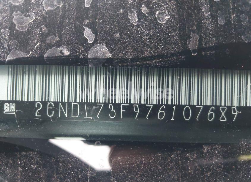 Photo 9 of 2007 Chevrolet Equinox LT (VIN 2CNDL73F976107689)